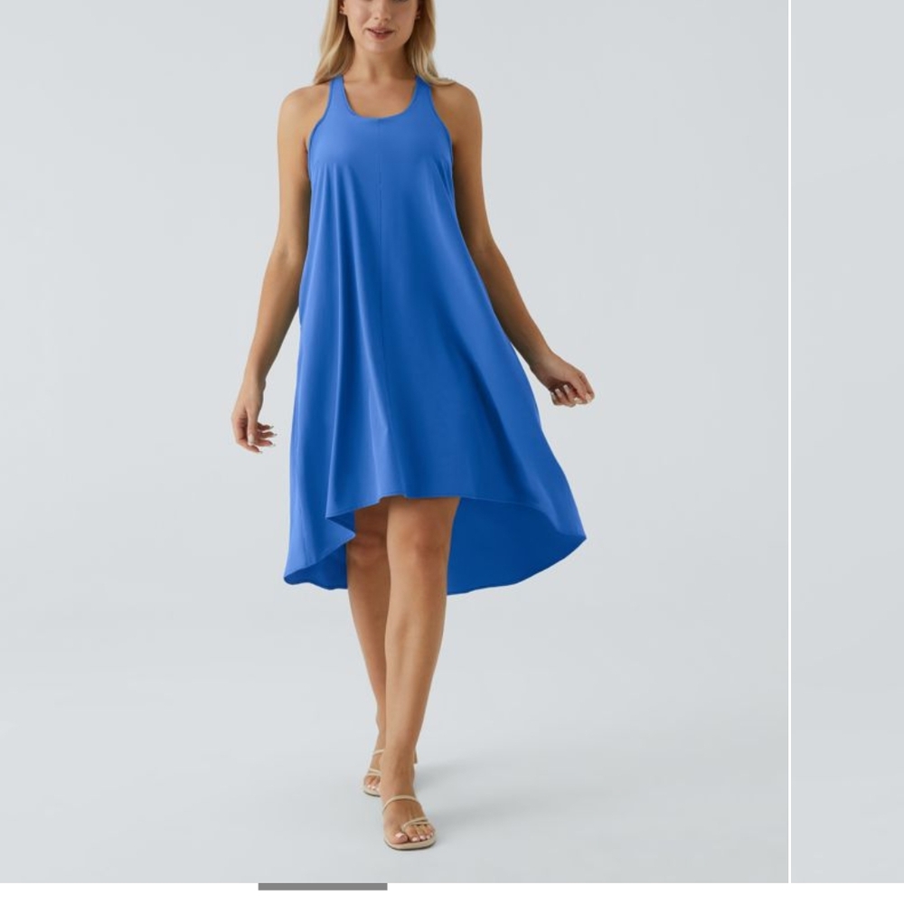 HALARA Women's High Low Dress - Blue
